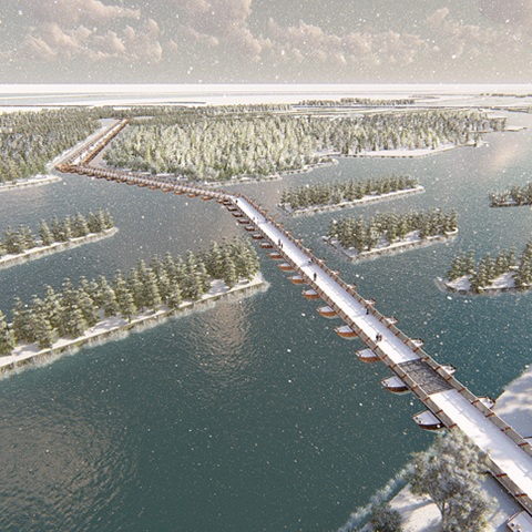 南充印象嘉陵江景觀浮橋·嘉陵江船工號子